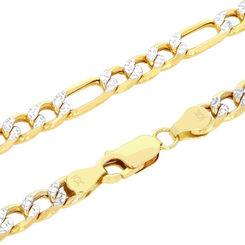 Nuragold chaîne figaro or - chaîne, en