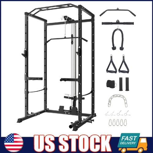 Power cage squat - squat, cable