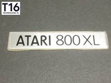 Atari 800XL - Plaquette Logo autocollante d'origine pour la coque