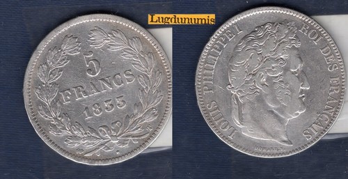 Francs 1833 nantes tb ttb - francs, t