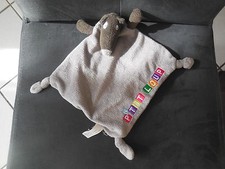 doudou plat P'tit Loup gris marron AUZOU (2 dispo)