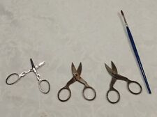 Lot 3 ciseaux anciens– couture, broderie, mercerie
