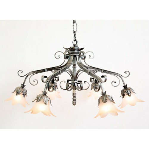 Lustre lumières fer - lustre, 6