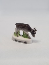 (E11) Feve animaux atlas Édition peintes à la Main Caribou 