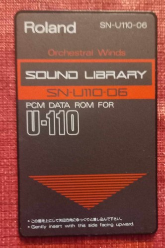 Roland carte u110 - roland, sn-u110-06