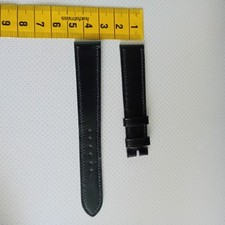 Bracelet Montre Cuir Noir  Hermès