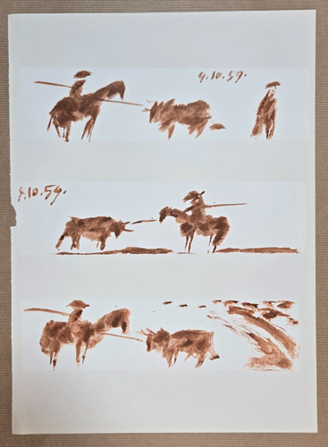 Lithographie bistre - lithographie, en