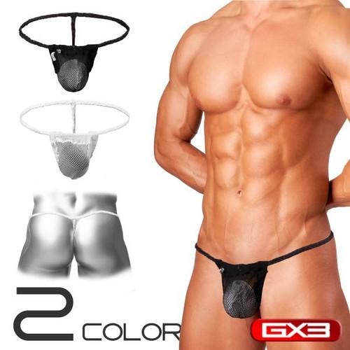 Gx3 gloss touch mesh fundoshi - gloss,
