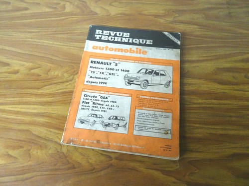 Rta renault moteurs 1300 - r5,