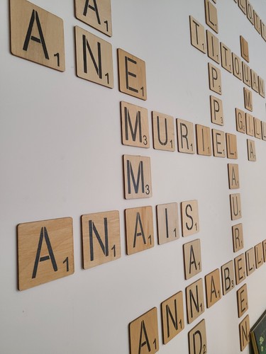 Lettre scrabble plaquettes - lettre,