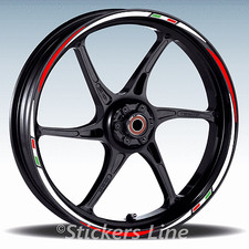 Autocollants Roues Moto Bandes Jantes Pour APRILIA RSV4 RACING 3 Stickers Wheel