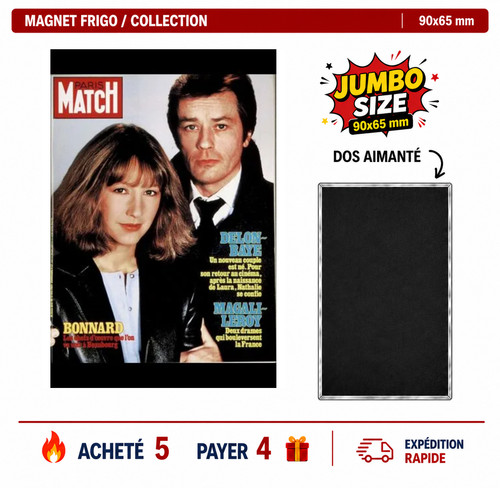 Magnet frigo alain delon v10 - magnet,