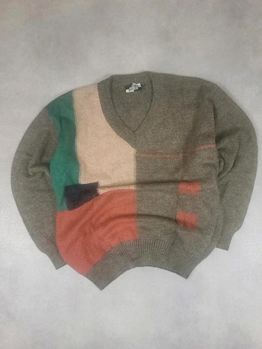 Pull maille vintage - pull, col