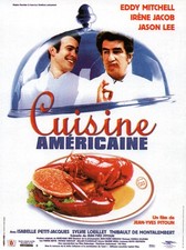 MINI AFFICHE CINEMA : CUISINE AMERICAINE / EDDY MITCHELL