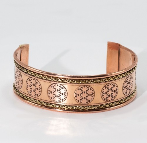 Bracelet rigide cuivre avec