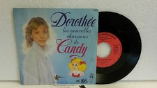 45T Chanson Candy Candy Qu'elle est loin ton Amérique Dorothée AB Porry Watanabe