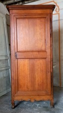 Armoire Bonnetière Louis XVI Chêne Clair Massif d'époque 18ème XVIIIème siècle