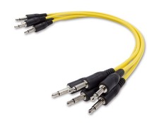 KORG Patch Cable Set MS-CABLE-YL Lot de 5 câbles pour MS-20 mini jaune 25...