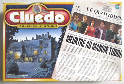 Jeu société cluedo - de,