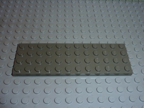 Lego plate 4x12 oiddkgray - plate,