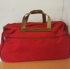 Sac De Voyage Lancel En Toile Solide Vintage
