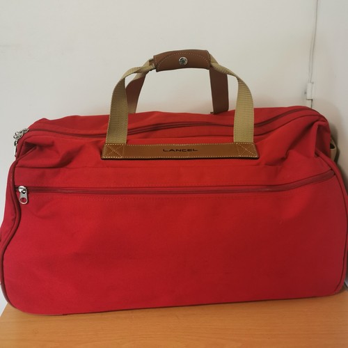 Sac voyage lancel toile - sac, en
