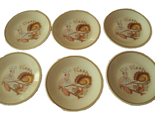 Assiettes pizza - 6,