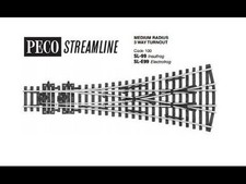 PECO SL-99 Échelle Ho Code 100 Rationaliser Insulfrog : Échange À Trois Voies