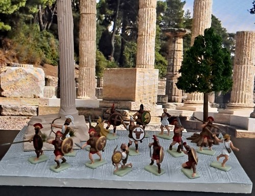 Diorama figurines peintes - diorama-,