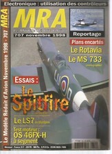 MRA N°707 PLAN : ROTAVIA ET AU DOS PLAN DU MS733 / SPITFIRE DE TOP FLITE