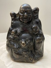 bouddha rieur bronze enfants Chine Période Qing
