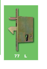 Serrure FIAM A Crochet 77/L MM.50 Enfiler pour Portes Et Gates Glissant