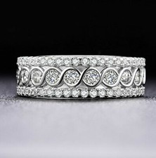 Bague de mariage en or blanc