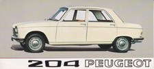 Catalogue / Brochure Peugeot 204 / Break 09/1969 France