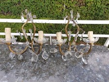 Belle Paire D'applique Bronze