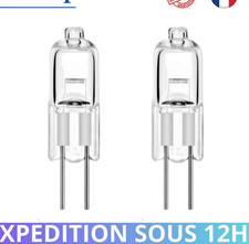 2 X Ampoule G4 Halogène 20 W 12V 2900K Blanc Chaud Eclairage Lustre Lampe Maison