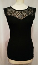  HAUT T- shirt top dentelle