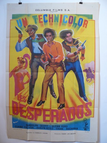Les desperados affiche - desperados, western