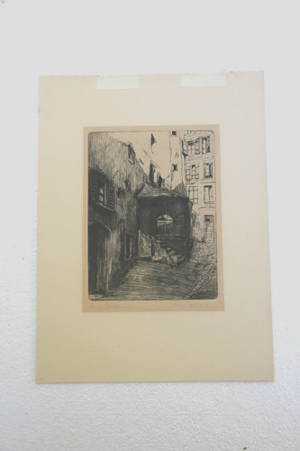 Lithographie gravure h - lithographie, ou