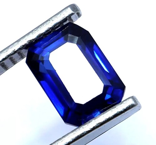 Certifié naturel bleu - bleu, saphir