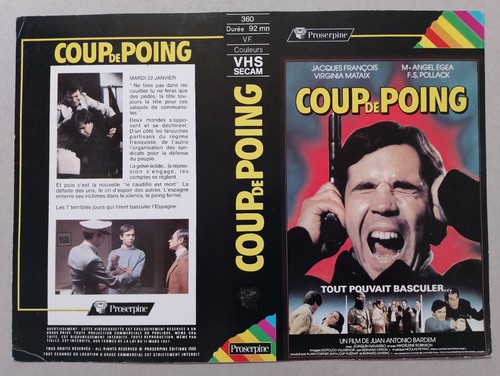 Jaquette vhs coup poing - -, de