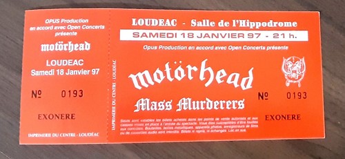 Ticket billet unused place - billet,