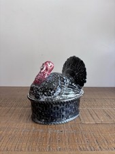 Ancienne Terrine en Faïence GEO – Forme Dindon – Made in France - Vintage