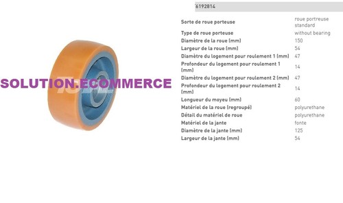 Roue stabilisatrice porteur - stabilisatrice,