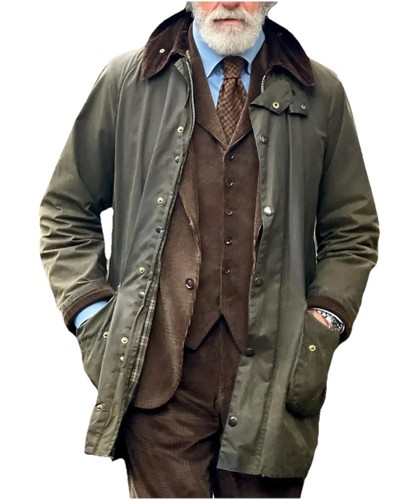 Barbour border wax jacket - wax,