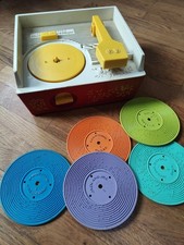 Jouet Platine tourne disque fisher Price 1ere édition originale 1971
