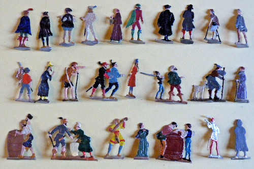 Plats étain zinnfiguren - -,