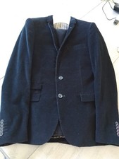 Costume complet IZAC velours côtelé bleu marine homme, dandy