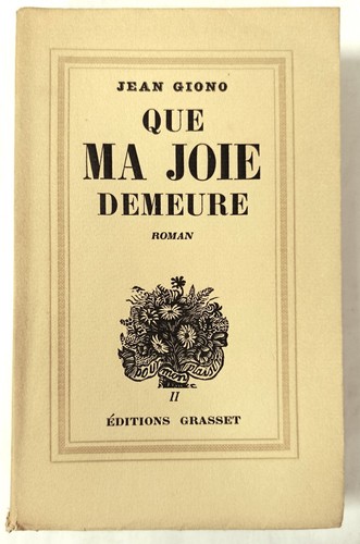 Jean giono que joie - jean, ma