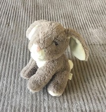 Doudou Peluche Lapin gris